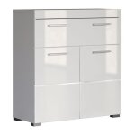 Trendteam - meuble bas de salle de bain amanda - blanc - 2 portes + 1 tiroir - l73 x p31 x h79 cm Trendteam - meuble bas de salle de bain amanda - blanc - 2 portes + 1 tiroir - l73 x p31 x h79 cm