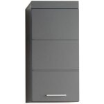 Trendteam - meuble haut de salle de bain amanda - 1 porte - gris
