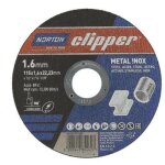 Disque  trononner d115x1, 6mm type 41 mtal - inox perage. 22, 23mm norton clipper