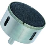 Tr�pan diamant� � eau d. 65 x ht. 35 mm x q. cylindrique - scie cloche professionnel pour carrelage - ...