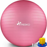 Tresko ballon fitness yoga balle d?exercice antidrapant balle gymnastique avec pompe 300 kg avec pompe ...