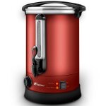 Tresko bouilloire � vin chaud rouge 10l / 1500w machine � conserver en acier inoxydable bouilloire � ...