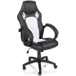 Tresko chaise de bureau, fauteuil de bureau racing sport gamer noir / blanc rembourrage �pais - hauteur ...