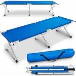 Tresko - xxl lit de camp pliant pour le camping bleu 210 x 72 x 45 cm tubes métalliques charge maximal ... Tresko - xxl lit de camp pliant pour le camping bleu 210 x 72 x 45 cm tubes métalliques charge maximal ...