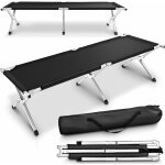 Tresko xxl lit de camp pliant pour le camping noir 210 x 72 x 45 cm tubes mtalliques charge maximal ...