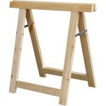 Tr�teau industriel en bois 80x80 cm outifrance