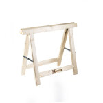 Hanger ? tr�teau pliant tre970 en bois 80x97 cm ? charge maximale 2 tonnes ? assemblage tenons et mortaises ...