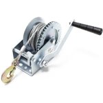 Treuil � c�ble manuel de halage - en acier galvanis� - charge max. 550 kg - c�ble 8 m - rapport de transmision ...