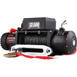 Treuil electrique synth�tique 6123kg corde t�l�commande traction remorque