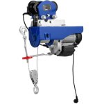 Treuil palan lectrique industriel professionnel 1 000 kg tlcommande acier bleu