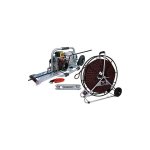 Runpotec - treuil de traction avec cable de traction 10 mm, 200 m, 230v / 50hz, 0, 75 kwh