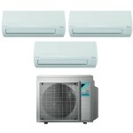 Daikin - trial split rversible climatiseur siesta srie 9 + 9 + 12 avec 3amxf52a r - 32 wi - fi en option ...