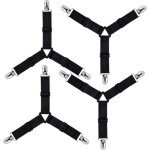 Triangle de fixation ajustable pour drap - housse, sangle de fixation pour linge de lit, draps, housses ...