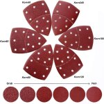 Triangles de ponçage en papier de verre pour psm 100a, psm 160, psm 200 aes, psm 18, pda 180, psm 160a ... Triangles de ponçage en papier de verre pour psm 100a, psm 160, psm 200 aes, psm 18, pda 180, psm 160a ...