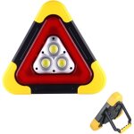 Triangle de signalisation  led portable d'urgence de panne de voiture multifonction lumire de triangle ...