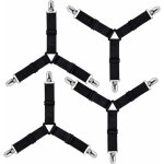 Triangle tendeur drap housse r�glable, fixation sangle de maintien pour literie, drap lit, housse repassage, ...