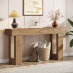 Tribesigns table console rectangulaire de 160 cm de long, table basse derri�re le canap� pour entr�e, ...