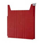 Trieur mural big module d'installation rouge l262xp42xh302mm