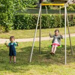 Portique mtal 1, 90 m agility allegro - 1 enfant