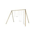 Portique oliver pour ado - bois - hors tout 11, 85m² - 4 agrès - trigano Portique oliver pour ado - bois - hors tout 11, 85m² - 4 agrès - trigano