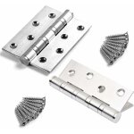 Trimec - 2pcs charniere porte lourde, exterieur charni�re inox, paumelles charniere porte bois charni�res ...