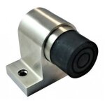 Trimec - butoir pour porte lourde, � ressort , inox 304 , finement poli . pour porte 120 kg