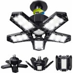 Trimec - dstockage lot de led de garage - 120 w - 12000 lm - lampe d'atelier - plafonniers dformables ...