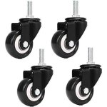 Trimec - m8x25mm 4 pi�ces de support de charge 240 kg chariot roulette tournante pu meubles poudre remplacemen ...