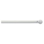 Tringle déco extensible 'bolla' 80 - 110cm blanc Tringle déco extensible 'bolla' 80 - 110cm blanc