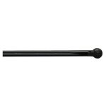 Tringle déco extensible 'bolla' 80 - 110cm noir Tringle déco extensible 'bolla' 80 - 110cm noir