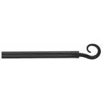 Tringle déco extensible 'spiralia' 40 - 60cm anthracite Tringle déco extensible 'spiralia' 40 - 60cm anthracite
