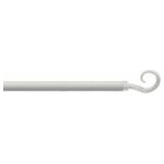 Tringle d�co extensible 'spiralia' 40 - 60cm blanc