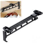 Tringle de penderie coulissante t�lescopique robuste de 30 cm, support de rangement pour cintres, tringle ...