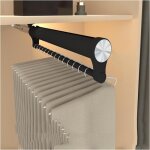 Tringle de penderie r�tractable, tringle � v�tements, porte - pantalons coulissant, support de rangement ...