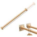 Tringles de placard rglables en imitation bois pour suspendre les vtements, sans perforation, pour ...