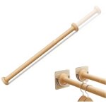 Tringles de placard rglables en imitation bois pour suspendre les vtements, sans perforation, pour ...