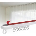 Tringle � rideau autocollante sans per�age 1 m ? rail coulissant plafond pour salle de bain et chambre ...