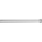 Tringle rideau de douche tlescopique, barre de douche extensible, fixation sans perage par torsion, ...