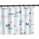 Tringle rideau de douche tlescopique, barre de douche extensible, fixation sans perage par torsion, ...