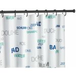 Tringle rideau de douche tlescopique noir, barre de douche extensible, fixation sans perage par torsion, ...