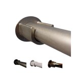 Tringle � rideaux fer forg� entre - murs, tringle penderie, couleur et longueur au choix � 20 mm + 2 ...