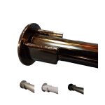 Tringle � rideaux fer forg� entre - murs, tringle penderie, couleur et longueur au choix � 20 mm + 2 ...