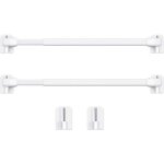 [jamais utilis�] tringle � rideau en plastique r�glable tringle � rideau extensible pour fen�tre barres ...