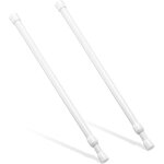 Tringle � rideaux r�tractable, de 30 � 50 cm de longueur, ne n�cessite aucun per�age et convient aux ...