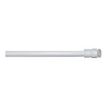 Tringle à rideau sans perçage, extensible de 40 à 60 cm coloris - blanc Tringle à rideau sans perçage, extensible de 40 à 60 cm coloris - blanc