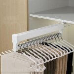 Tringle � v�tements coulissante - support de rangement pour pantalons et manteaux - tringle � v�tements ...