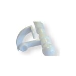 Tringle vitrage autobloquante sans percage (blanc) - 40 � 60 cm - blanc