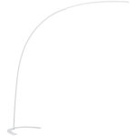 Trio - lampadaire design, lampadaire arc design shanghai blanc en metal