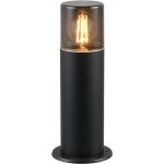 Trio leuchten - potelet exterieur 1xe27 28w noir mat fonte daluminium - trio - hoosic 82457894 82457894 ...