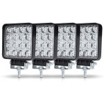 Triomphe 4pcs phare de travail led 3pouces 48w led phare travail projecteur feux antibrouillard pour ...